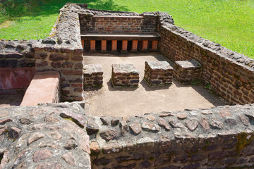 Bodendenkmal Römerbad / Kastellbad aus römischer Zeit in  Würzberg bei Michelstadt, Hessen, Deutschland,