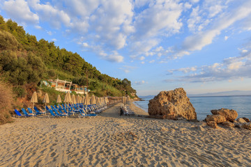 Afytos beach. Kassandra of Halkidiki, Greece