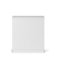 Blank counter stand mockup