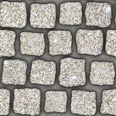 S152 Seamless texture - cobblestone pavers