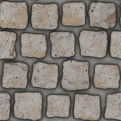 S153 Seamless texture - cobblestone pavers