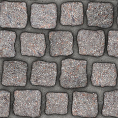 S154 Seamless texture - cobblestone pavers