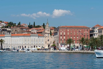 Split in Croatia in summer
