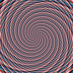 Fototapeta na wymiar Abstract background illusion hypnotic illustration, design.