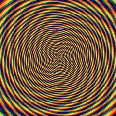 Abstract background illusion hypnotic illustration, attractive.