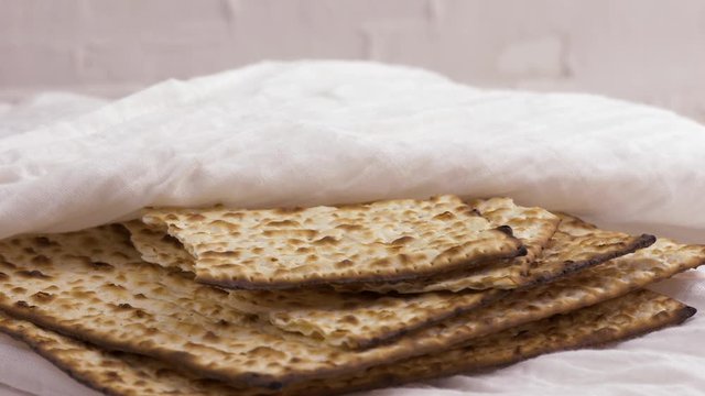 Passover symbols of great jewish holiday pesach matzoh