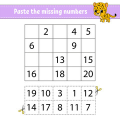 Addition and subtraction. Task for kids. Education developing worksheet. Activity page. Game for children. Funny character. Isolated vector illustration. Cartoon style.