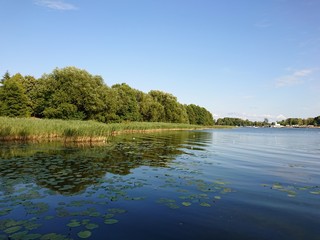 Ukiel Lake. Olsztyn, Poland
