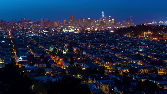 Time-lapse of San Francisco, CA