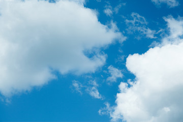 Blue sky background with clouds
