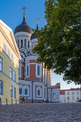 Fototapeta na wymiar Die Alexander-Newski-Kathedrale in Tallin; Estland