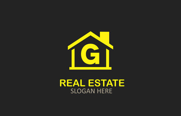 G Letter Real Estate Logo Design