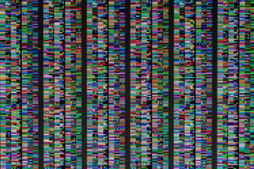 Pixel pattern of a digital glitch / Abstract background, pattern of a digital glitch.