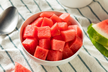 Raw Organic Pink Watermelon Slices