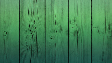 Green background wooden planks board texture.