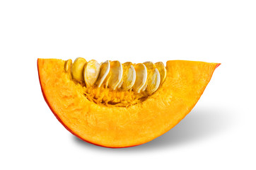 Pumpkin on a white isolated background