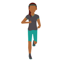 fitness sport lifestyle workout cartoon