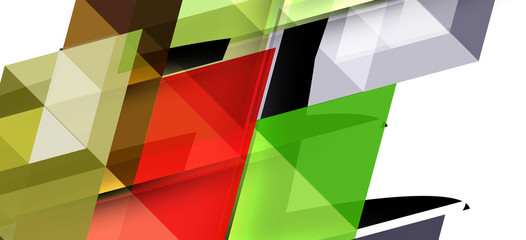 Abstract concept triangle graphic element. Technology background. Banner, poster template