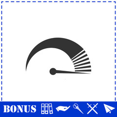 Speed icon flat