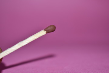 matches on black background
