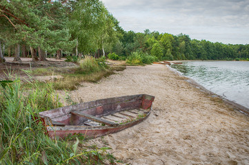 The last pier of the boat