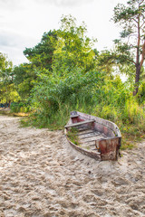 The last pier of the boat