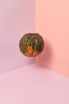 Calabaza levitando