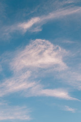 Fototapeta na wymiar blue cloudy sky