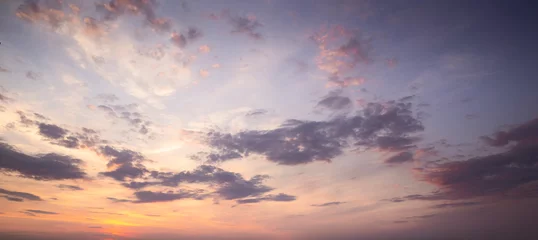 Wandaufkleber Dramatic sky at sunset © Mikolaj Niemczewski