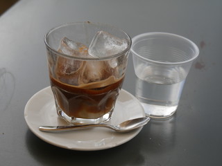 Ice coffee with almond milk is the typical drink of Salento. You can taste it at Alvino bar situated in the amphitheater's square of Lecce.