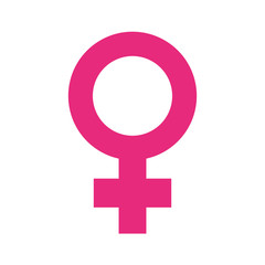 female gender symbol pop art style