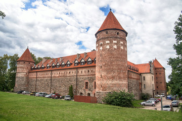 Fototapeta na wymiar Medieval Bytow teutonic castle on Kashubia, Poland
