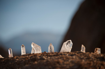 Crystals for spiritual healing stone intention manifestation. 