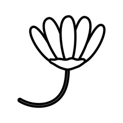 rose flower garden nature icon