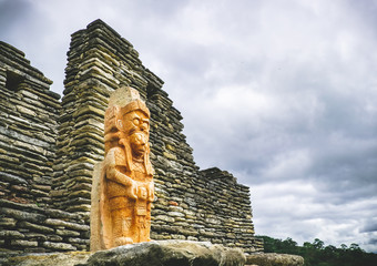 Mayan Ruin near the sky 