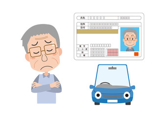 運転免許証　返納　高齢者　悩む　運転　