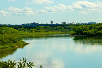 Fototapeta na wymiar South Saskatchewan River views