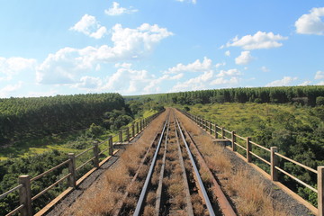 railway in the countryside