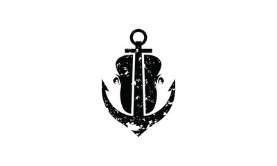 emblem with anchor