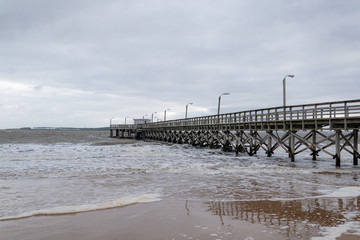  wooden pier in Punta del Este, a must to visit the peninsula