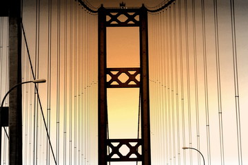 Obraz na płótnie Canvas Tacoma Narrows Bridge