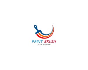 Paint Logo Template vector icon illustration design