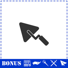 Trowel icon flat