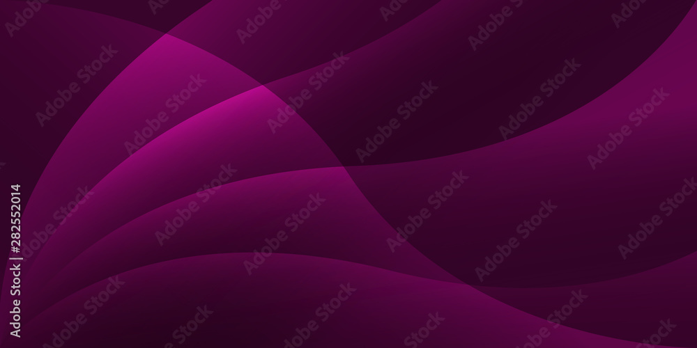 Poster abstract violet wave background design with elegant transparent intersecting line