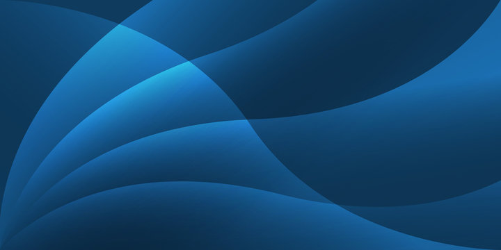 abstract blue wave background design with elegant transparent intersecting line