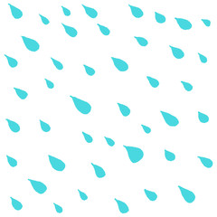 Rain water droplets pattern.Abstract geometric background.Spring abstract background in shades of blue. drop hand draw.