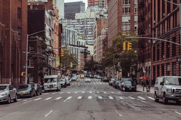Photo sur Plexiglas TAXI de new york Chelsea neighborhood on the west side of Manhattan in New York City, USA