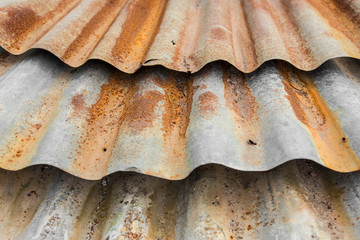 Rust on zinc sheet  texture background