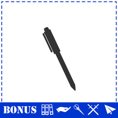 Pen icon flat