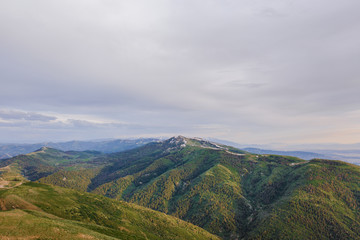 Mountain peak aerial Utah